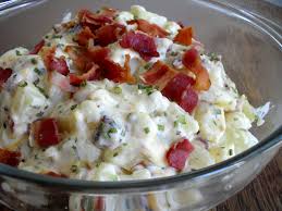 Top potatoes with reserved chives and onion. Baked Potato Salad Veronica S Cornucopia