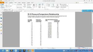 21 Logical R12 Pressure Temperature Chart Pdf