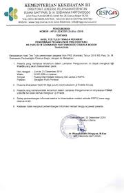 Soal tes pendamping desa pdf. Pengumuman Hasil Tes Tulis Tenaga Rspg Cisarua Bogor Facebook