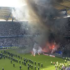 In one of the tightest relegation fights in recent memory, the battle to beat the bundesliga drop is set to go down to the wire. Hamburg Suffer Historic Relegation And Leave Bundesliga With A Bang Hamburg The Guardian
