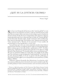 Es un valor determinado por la sociedad. Pdf Que Es La Justicia Global