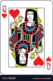 Queen Of Hearts French Version Royalty Free Vector Image Affiliate French Version Queen Hearts Ad Hearts Playing Cards Cards Queen Of Hearts