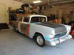 Chevy Bel Air Pro Street Project Tons Of New Parts 1955 Used Classic Cars