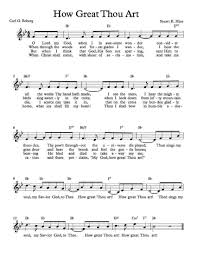 How great thou art is one of those christian hymns that i learned to sing when i first came to know the one true god in a very personal way. How Great Thou Art Hymn Sheet Music Violin Sheet Music Hymn Music