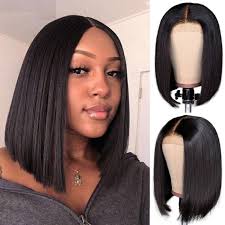 Black boys black women beautiful people beautiful women black girl magic straight hairstyles black hair celebrities hair styles. 4x4 Bob Lace Closure Wigs Indian Straight Human Hair For Black Women Straight Blunt Cut Bob Sales With Free Shipping Clearance Anime Figure Cosplay Clothes Harware Fashion And More