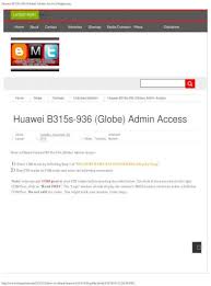 Huawei b311 bridge mode email protected huawei b311 bridge mode. Huawei B315s 936 Globe Admin Access Blogmytuts