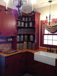 Overall, though, the look is more classic than colonial. My Kitchen Farmhouse Kitchen Colors Shabby Chic Kitchen Primitive Kitchen