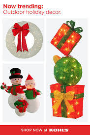 Find Outdoor Holiday Decor And More At Kohl S Diy Christmas Ornaments Easy Disney Christmas Decorations Holiday Decor