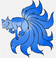 Renard à neuf queues Kitsune Fan art, design, Mammifère marin, manga png |  PNGEgg