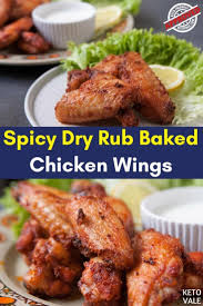 Keto Spicy Dry Rub Baked Chicken Wings Low Carb Recipe Keto Vale Recipe Baked Chicken Wings Chicken Wing Recipes Baked Chicken