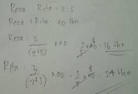 Maybe you would like to learn more about one of these? Perbandingan Umur Reza Dan Rita Adalah 2 3 Sementara Jumlah Umur Mereka 40 Tahun Berapa Umur Reza Brainly Co Id