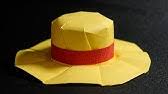 Fold 1 of the flaps along the bottom edge up. Paper Hat Origami Top Hat Tutorial Diy Youtube