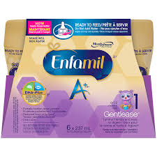 A list of the easiest to find partially hydrolyzed formulas: Enfamil A Gentlease Baby Formula Ready To Feed Bottles Nipple Ready 6 X 237ml London Drugs