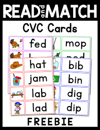 Maybe you would like to learn more about one of these? Free Read And Match Cvc Cards Made By Teachers