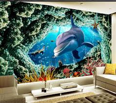 3d wallpaper for home screen. Phone 3d Wallpaper 3d Underwater World Dolphin Search Living Room Bedroom Background Wall Decoration Mural Wallpaper From Yunlin888 10 42 Dhgate Com