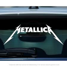 How to remove sticker using sticker remover l diy. Cfs16 Band Metallica Weezer Cromok Custom Cermin Depan Belakang Kereta Front Rear Car Windscreen Windshield Window Stiker Sticker Vinyl Decal Stripes Auto Accessories On Carousell