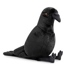 Amazon.com: ZHONGXIN MADE Crow Plush Toy - Realistic 12inch Black Crow  Halloween Stuffed Animal, Cute Little Bird Raven Plush as Gift for Your  Friends : Toys & Games