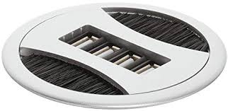 Kabeltüllen sind elemente, mit denen sie alle arten von verkabelungen organisieren und organisieren können. Gedotec Kabeldurchlass Mit 4 Usb Anschlussen Kabel Durchfuhrung Schreibtisch Homefit Kunststoff Silber Eloxiert Kabelausgang Zum Eindrucken O 80 Mm 1 Stuck Design Kabeldose Rund Mit Burste Meineinkauf Ch