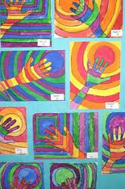 Art With Mrs Hurley Warm And Cool Hands Third Grade Art Color Art Lessons Elementary Art Third Grade Art