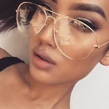 4.2 out of 5 stars 1,987. Avant Clear W Gold Frame Fashion Eye Glasses Aviator Eyeglasses Clear Glasses