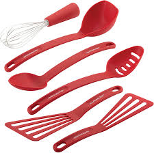 Whether you're working on a complete overhaul or are looking for a simple upgrade, your color selection is what will help define your kitchen. Amazon Com Rachael Ray Nylon Nonstick Set Red 6 Piece Tools And Gadgets One Size Home Kitchen