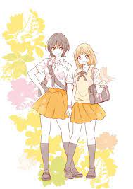 Asagao To Kase San Animation Clip Included With Special Edition Of Apron To Kase San Yuri Anime Yuri Manga Anime