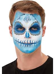 .tete de mort mexicaine signification tatouage tete de mort mexicaine signification maquillage mort vivant maquillage mort vivant tete de mort 3d dessin de tete de lion tatouage maorie avant bras tatouage tete de cerf photo tete de lit tête de cerf dessin maquillage tête de mort mexicaine. Set Maquillage Catrina Mexicaine Bleue Adulte Les Plus Amusants Funidelia