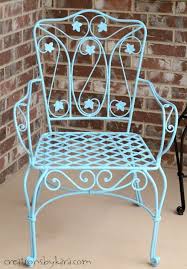You can achieve the same magic using appropriate paint on plastic outdoor furniture, too. How To Transform Rusty Metal Patio Furniture