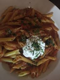 Four cheese pasta penne pasta, mozzarella,. Four Cheese Pasta Penne Pasta Mozzarella Ricotta Romano And Parmesan Cheese Marinara Sauce And Fresh Basil