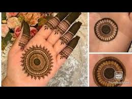 Simple arabic mehndi designs for back hands click here! Beautiful Flowers Simple Easy Mandala Gol Tikki Henna Mehndi Designs For Hands For Eid Weddings Youtube