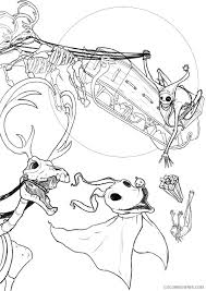 One such activity is coloring. Nightmare Before Christmas Coloring Pages Printable 2 Coloring4free Coloring4free Com