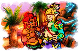 Bats in a Hot Tub — Calling at … Gerudo Town Link found Riju standing...