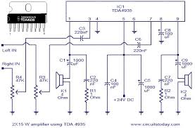This circuit should be for advanced. 2x15 Watt Stereo Amplifier Using Tda4935