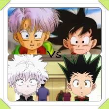 Trunks And Goten Vs Killua And Gon Anime Dragon Ball Anime Dragon Ball