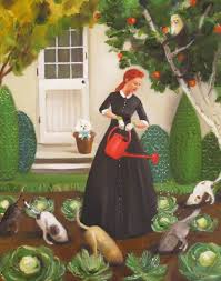 Miss Moon Was A Dog Governess Lesson Eighteen Nurture The Environment And You Will Never Be Hungry Janet Hill Art Drawings With Meaning