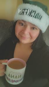 Enjoying Christmas Music and Coffee