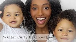 Our Winter Curly Hair Routines