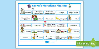 Mat george, who hosted the popular she rates dogs podcast, has died. Word Mat To Support Teaching On George S Marvellous Medicine