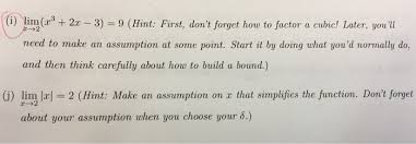 Solving polynomial equations presentation mathematics sliderbase. Solved 6 Lim 2 3 9 Hint Irst Don T Forget How To F Chegg Com