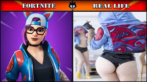 Outfits (aka skins) are a type of cosmetic item players may equip and use for fortnite: Thicc Fortnite Skins In Real Life V 2 Summer 2019 Wolfcy Youtube