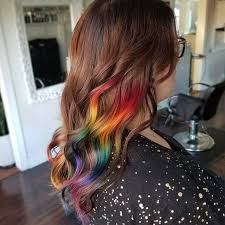 Party, festival, dance performance, cosplay show,dating and daily wear. 50 Stunning Rainbow Hair Color Styles Trending In 2020