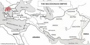 Official website of the macedonian empire in nationstates. Maps Of The Macedonian Empire Of Alexander The Great 323 Bc Mapa Owje Com