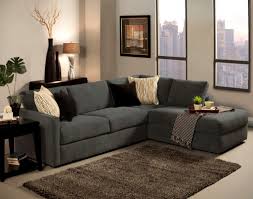 Grey L Shaped Sofa Chaise Lounge Sofa Complete Beige And Black Cushion Inspiration Living Room For You Living Room Grey Small Sectional Sofa Couch With Chaise
