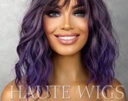 Natalie. Straight Rainbow Wig. T Part Lace. Pink, Purple. Light Blue, Aqua  Blue. Dark Blue 40 Inche Wig
