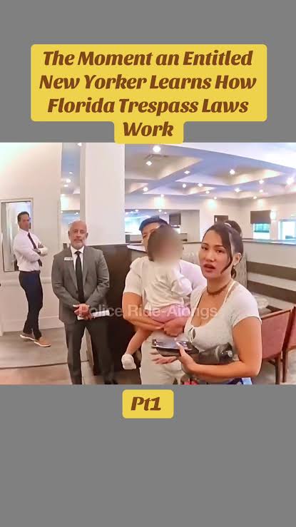 Entitled New Yorker Meets Florida Trespass Laws | TikTok