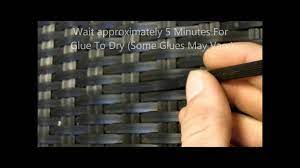 Folding design allows you to save a lot of space; How To Repair Rattan Garden Furniture White Stores Youtube