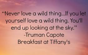 3 quotes from wild thing (peter brown #2): Brilliant Quotes From Holly Golightly Books Bird