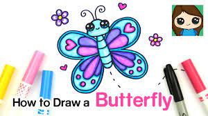 For boys and girls, kids and adults, teenagers and toddlers, preschoolers and older kids at school. How To Draw A Butterfly Easy Youtube
