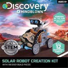 Weareseventeen the discovery robot character was designed and animated for weareseventeen as part of a series of 3 second indents.… Discovery Kids Mindblown Stem 12 In 1 Solar Robot Creation 190 Piece Kit With Working Solar Powered Motorized Engine And Gears Construction Engineering Set Buy Online At Best Price In Uae Amazon Ae