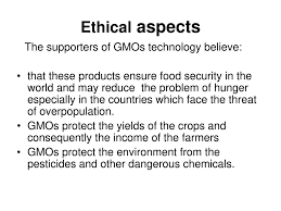 Genetic counseling and the use of genetic knowledge, 70 (fogarty international proceedings no. The Ethical Issues That Arise From The Production Of Gmos Ppt Download